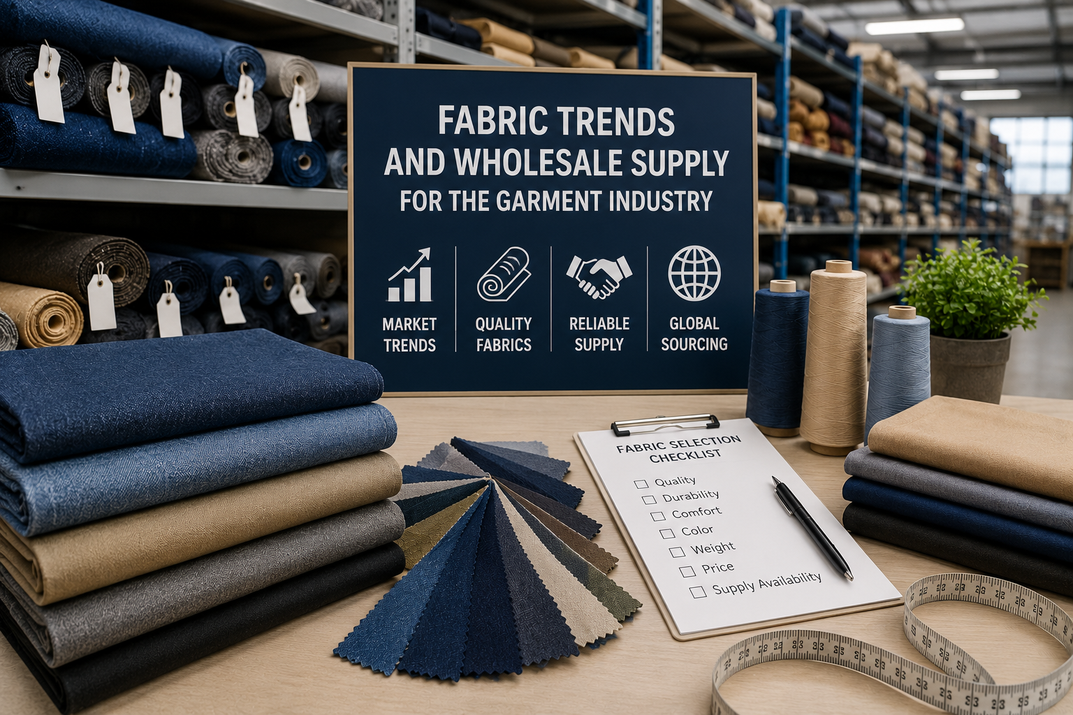 Fabric trends and wholesale supply for the garment industry
